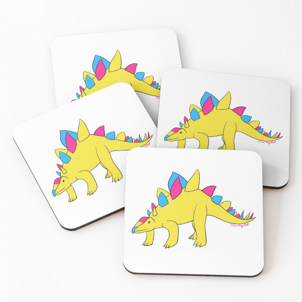Item preview, Pansexual Pride Stegosaurus  designed and sold by Kit Rex.