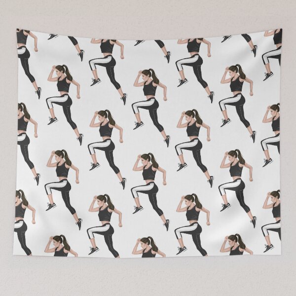 Item preview, Sport theme girly fashion illustration 1 designed and sold by Lalanacliparts.