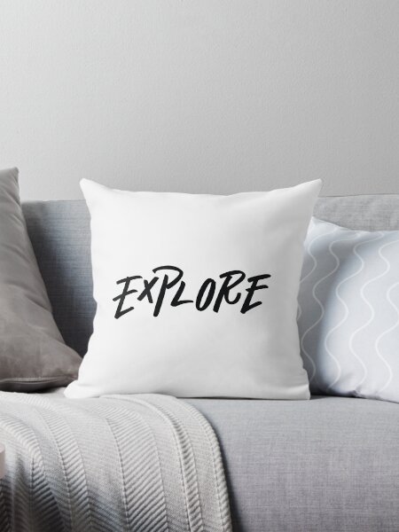 Explore Throw Pillow