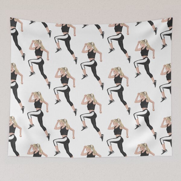 Item preview, Sport theme girly fashion illustration 2 designed and sold by Lalanacliparts.