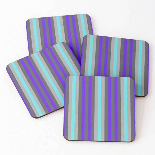 Item preview, Blue, Turquoise Lines designed and sold by JazzPWall.