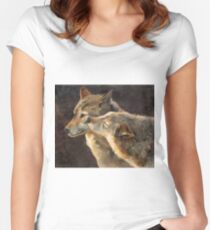 WolfKiss Women's Fitted Scoop T-Shirt