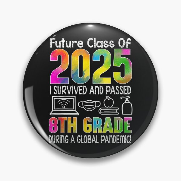 Item preview, 1yDY Colourful Class Of 2025 Eighth Grade Back To School TShirt81 designed and sold by gbrenda.