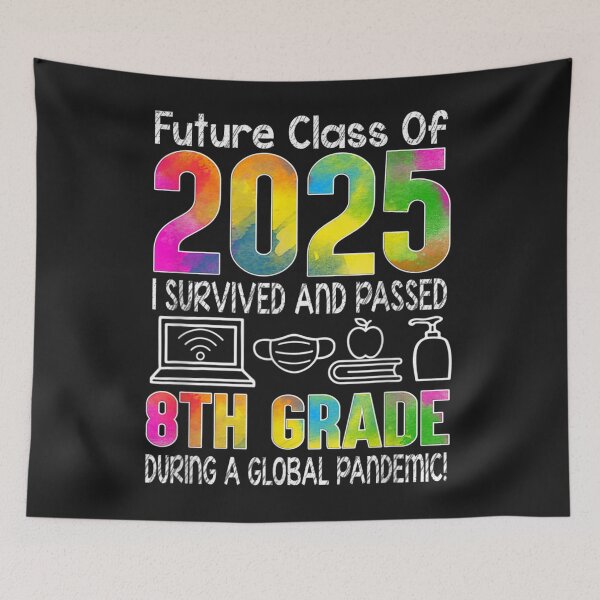 Item preview, 1yDY Colourful Class Of 2025 Eighth Grade Back To School TShirt81 designed and sold by gbrenda.