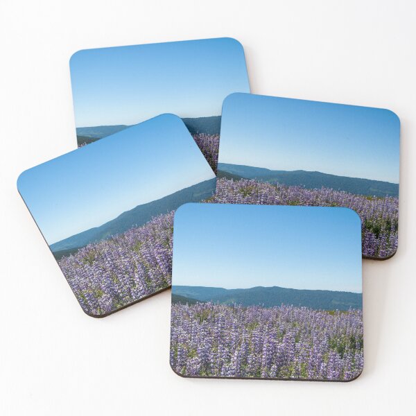 Item preview, View of lupine and mountains designed and sold by jillianbutolphphoto.