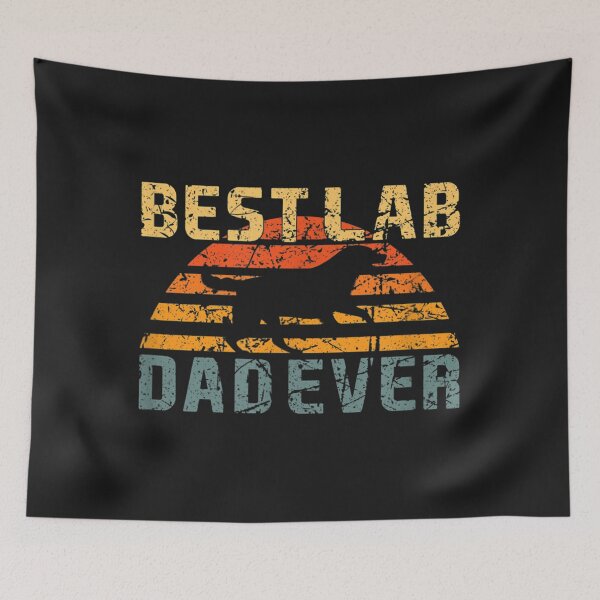 Item preview, Best Lab Dad Ever Retro Vintage Labrador Dog Father TShirt39 designed and sold by gbrenda.