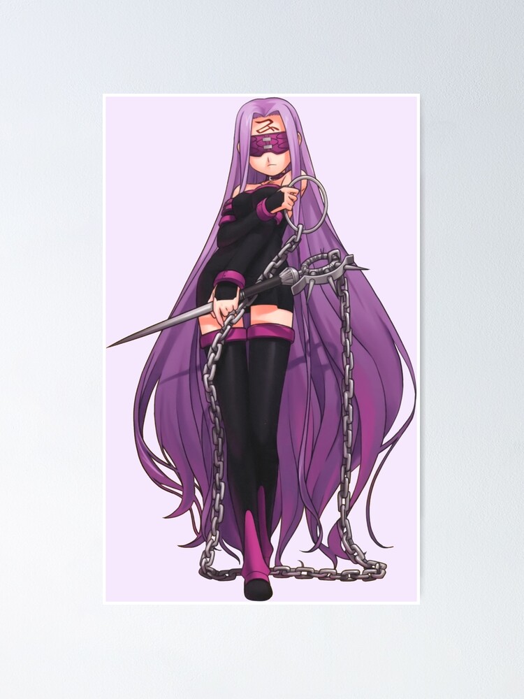 Medusa Rider Fate Stay Night Poster By Kitakittygates Redbubble