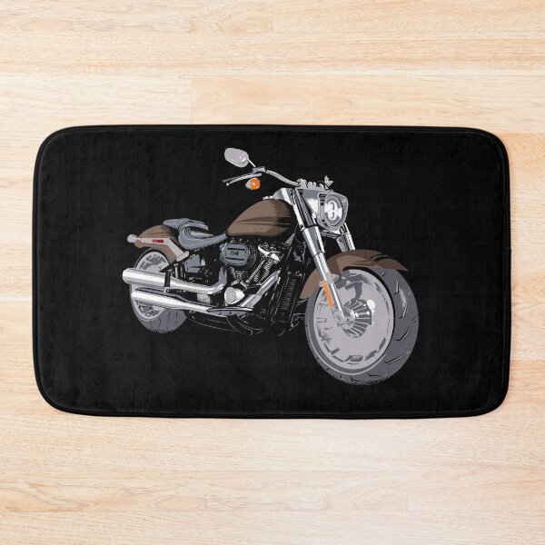 Item preview, HD Fat Boy Motorcycle 2020, River Rock Gray designed and sold by YourIllusion.