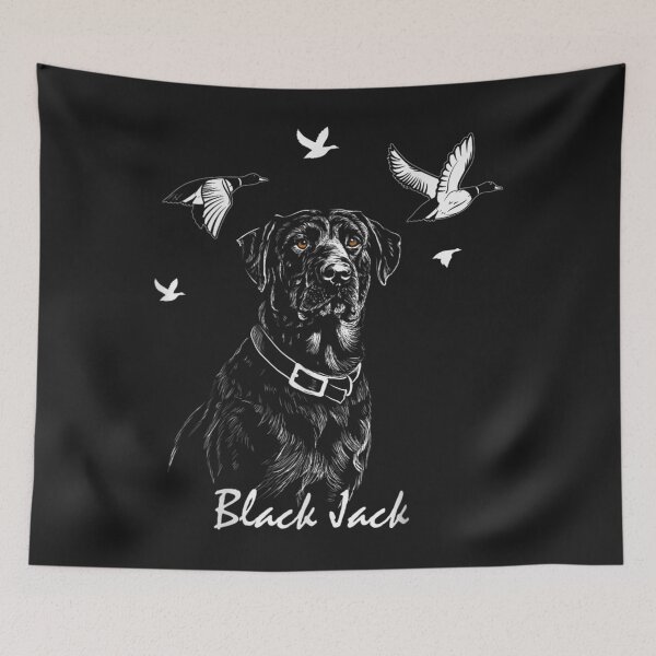 Item preview, Black Jac Labrador Bird Nting Retriever Dog TShirt44 designed and sold by gbrenda.