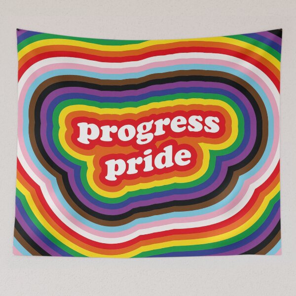 Item preview, Progress Pride Retro design designed and sold by NYXFN.