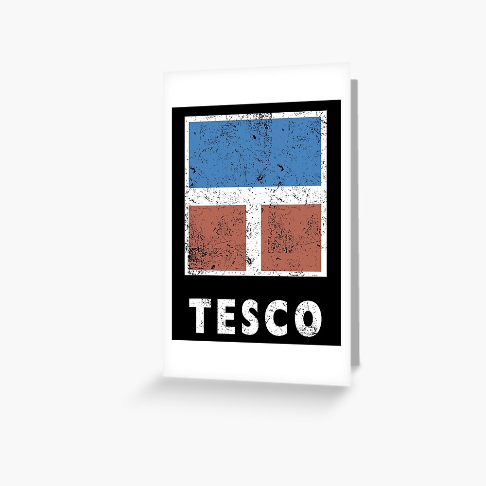 "tesco morrisons " Greeting Card by ikimukann Redbubble