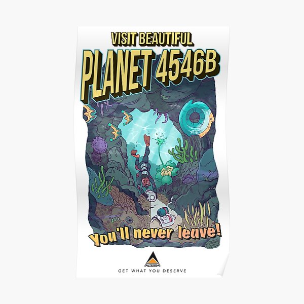 Planet 4546B Tourism Advert Poster