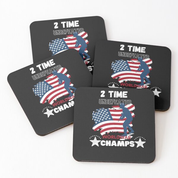 Item preview, 2 time Undefeated World War Champs shirt designed and sold by SukanyaShop.