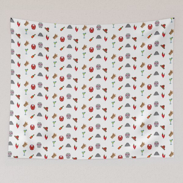 Item preview, Mexican Icons Stickers designed and sold by Mexikawaii.