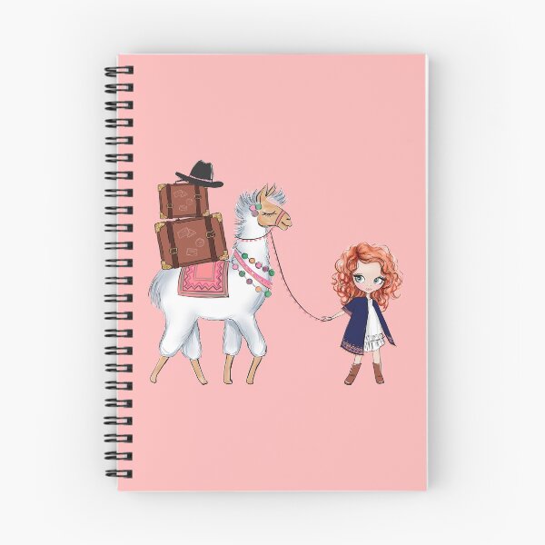 Item preview, Boho style cute girl with llama girly illustration 1 designed and sold by Lalanacliparts.