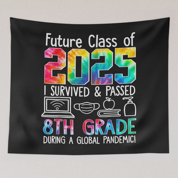 Item preview, Colourful Class Of 2025 Eighth Grade Back To School TShirt76 designed and sold by gbrenda.