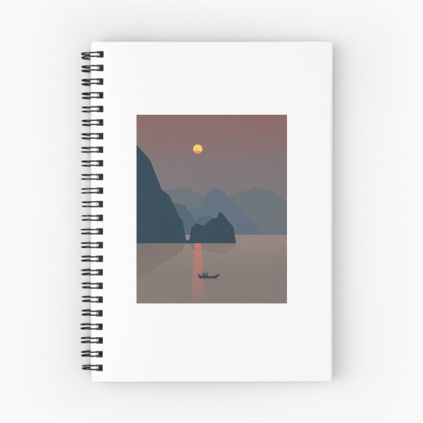Item preview, Halong Bay Vietnam Landscape Illustration designed and sold by fahmipulunqan.