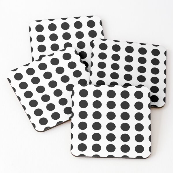 Item preview, Black & White Polka Dots Pattern designed and sold by Moonshine Paradise.