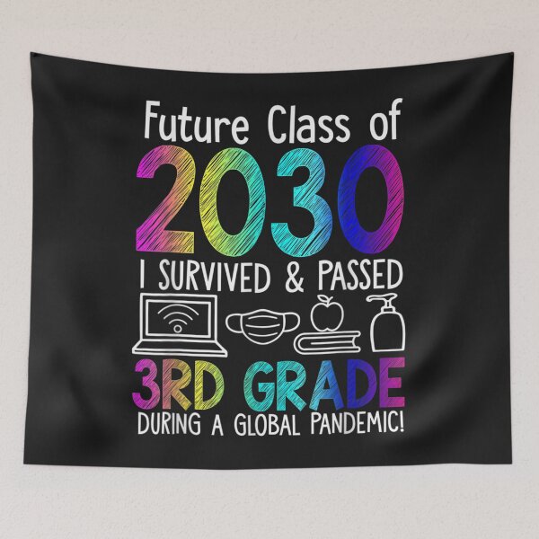 Item preview, Colourful Class Of 2030 3rd Grade Back To School TShirt74 designed and sold by gbrenda.