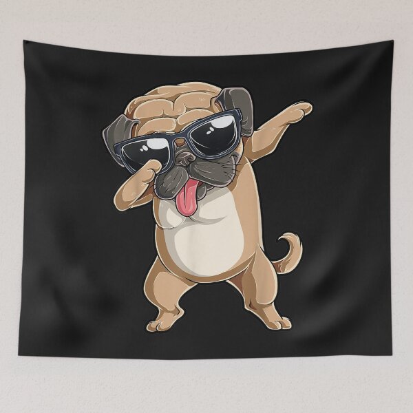 Item preview, Dabbing Pug T shirt Dog Lover Kids Boys Girls Dab Dance Gift TShirt33 designed and sold by gbrenda.