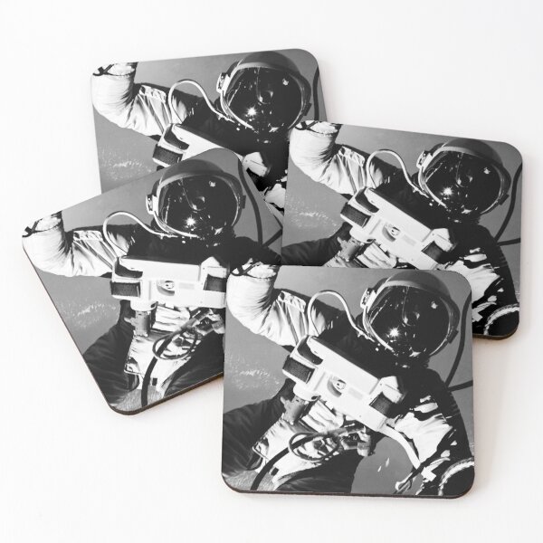 Item preview, Astronaut Edward H White II Black & White designed and sold by Laser Brain, Ink..