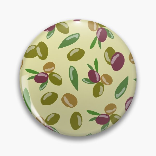 Item preview, Olive and Olive Leaves Pattern designed and sold by idovedesign.