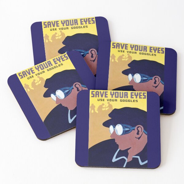 Item preview, Save Your Eyes Wear Googles Workshop Safety Warning designed and sold by Wizardofpizza.
