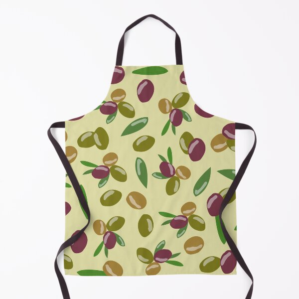Item preview, Olive and Olive Leaves Pattern designed and sold by idovedesign.