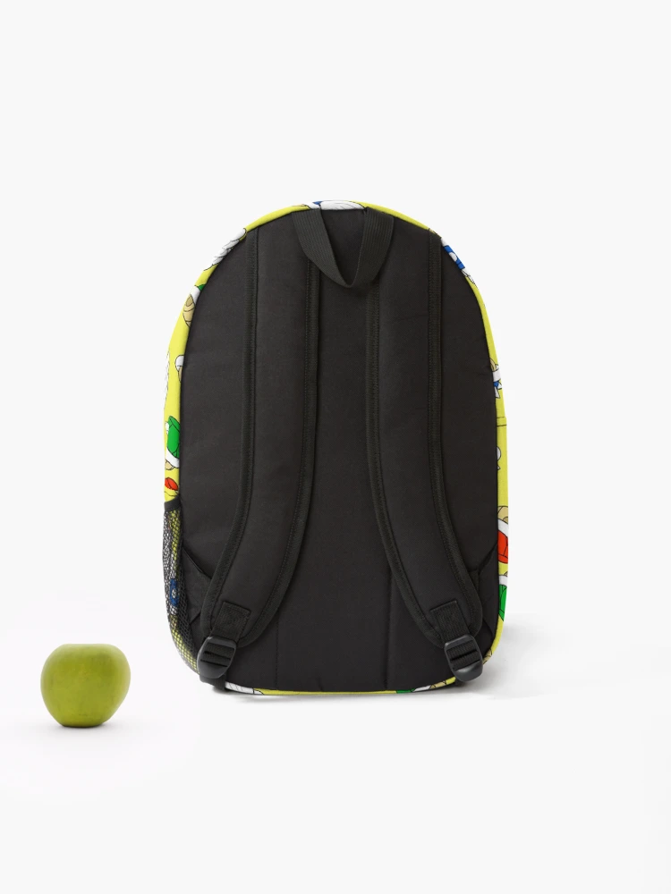 Thumbnail 2 of 3, Backpack, Shells Pattern (Yellow) designed and sold by maplefoot.