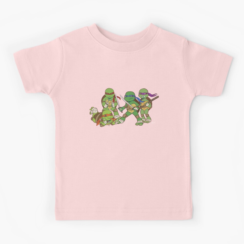 Personalized Matching Family TMNT T-shirts Pink 3T