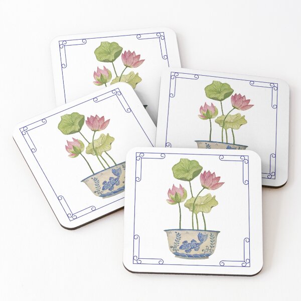 Item preview, Lotus Blooms in porcelain vase designed and sold by Zainiamin.