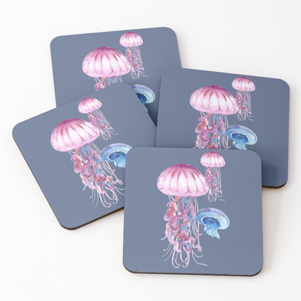 Item preview, Jellyfish colorful watercolor painting  designed and sold by Vipstride  Services.
