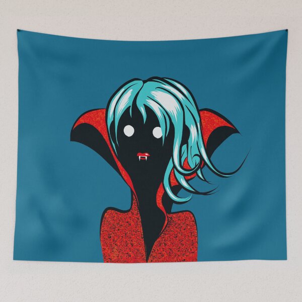 Item preview, Funny Vampire Girl Character designed and sold by Boriana Giormova.