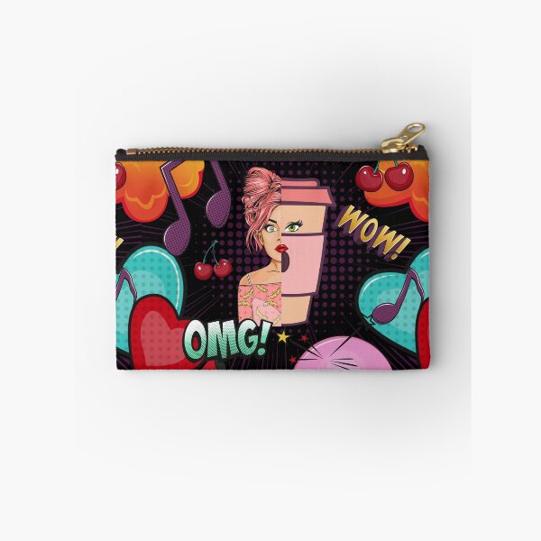 Item preview, Half human Half coffee comic pop art funny design designed and sold by ritapestaninha.