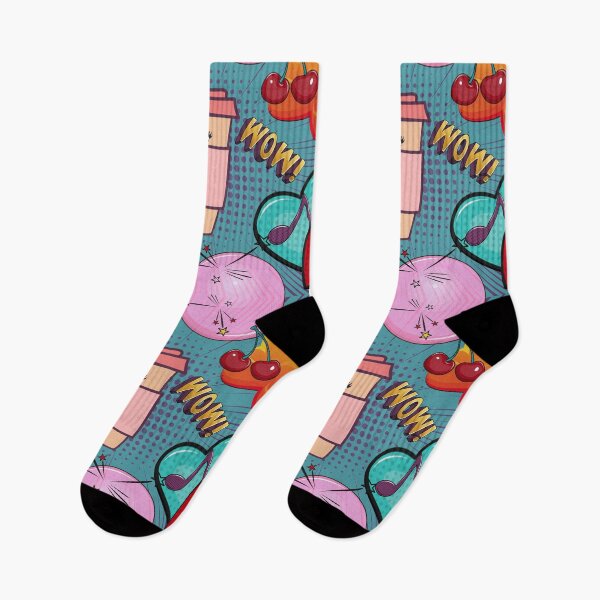 Item preview, Half human Half coffee comic pop art funny design designed and sold by ritapestaninha.