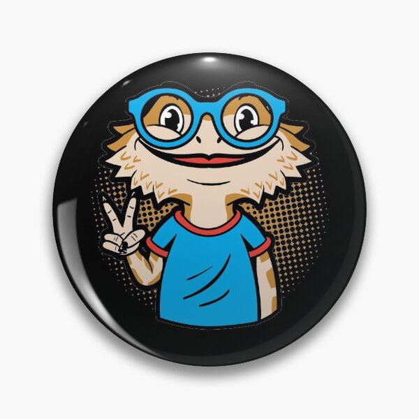 Item preview, Bearded Dragon Lizard Nerd Design for reptilelover designed and sold by tbauernhoferbiz.