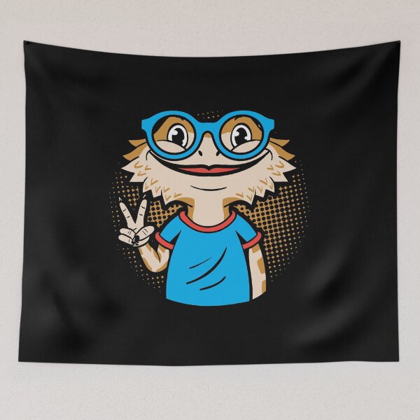 Item preview, Bearded Dragon Lizard Nerd Design for reptilelover designed and sold by tbauernhoferbiz.