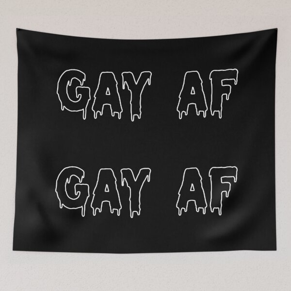 Item preview, Gay af melted font designed and sold by MakiArts.