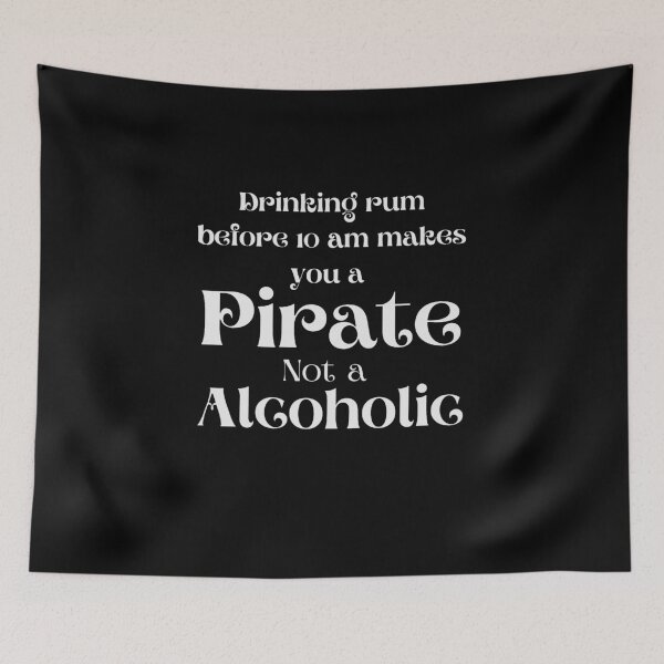 Item preview, Drinking rum, be a pirate, happy life designed and sold by VAN-DANA.