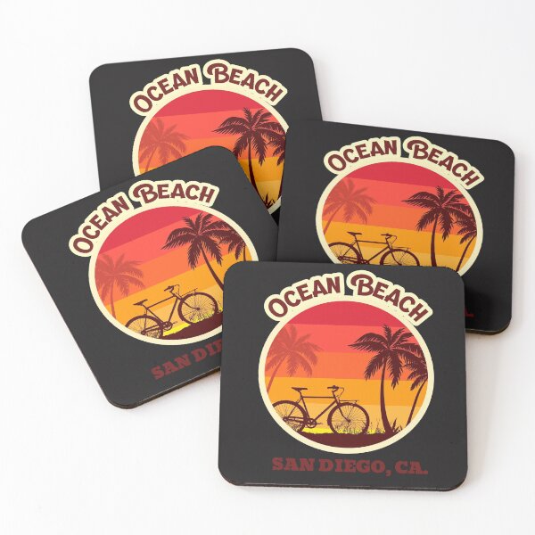 Item preview, Ocean Beach San Diego  Retro Sunset designed and sold by Samsdesignshop.