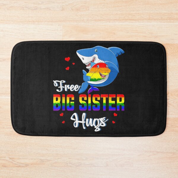 Item preview, Free Sister Hugs LBGT Rainbow Heart Gay Pride Month Gift TShirt61 designed and sold by gbrenda.