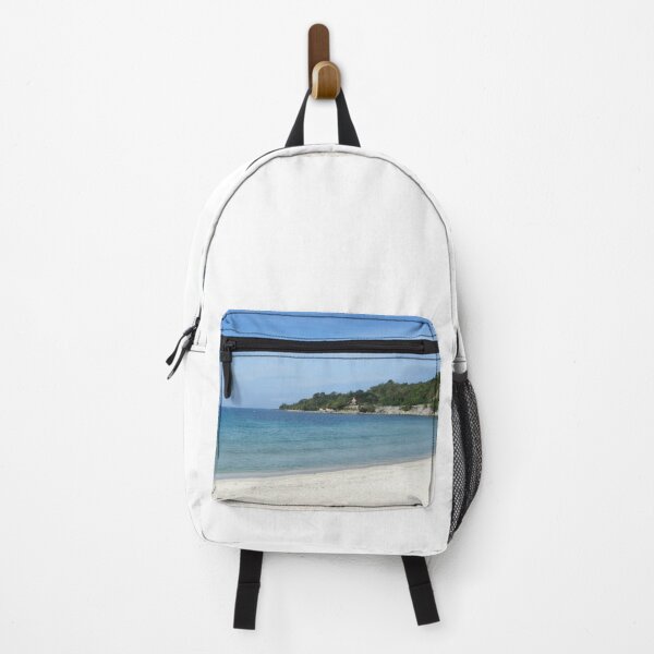 Item preview, Sandy Beach | Blue Sky Ocean White Sand | Nostalgic Relaxing Nature designed and sold by AmethystShop.
