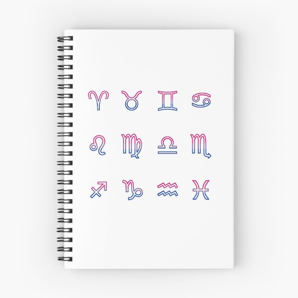 Item preview, Pegatina signos del zodíaco LGBT Bisexual designed and sold by Purpleegg.