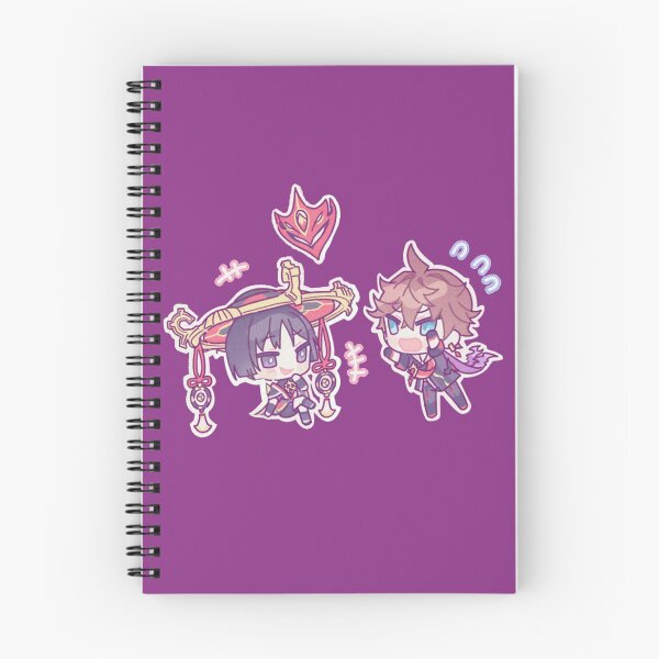 Item preview, Genshin Impact Chibi Childe and Scaramouche  designed and sold by Genkigecko.