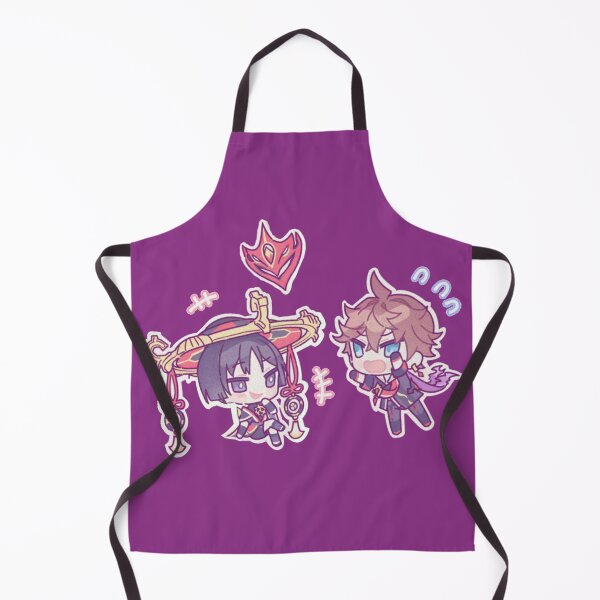 Item preview, Genshin Impact Chibi Childe and Scaramouche designed and sold by Genkigecko.