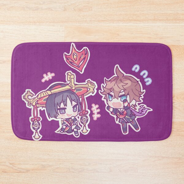 Item preview, Genshin Impact Chibi Childe and Scaramouche  designed and sold by Genkigecko.