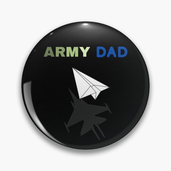 Item preview, Army Military Dad Paper Airplane Shadow Fighter designed and sold by SilkyApparel.