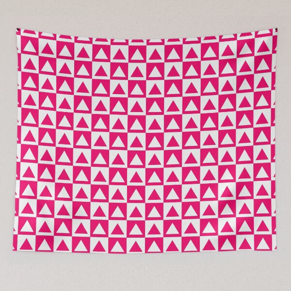 Item preview, Ruby plain background and white art deco pattern designed and sold by Brontorino.