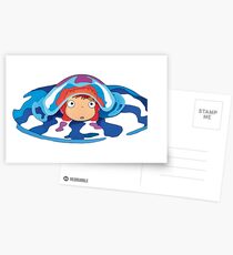 Ponyo Logo Postcards