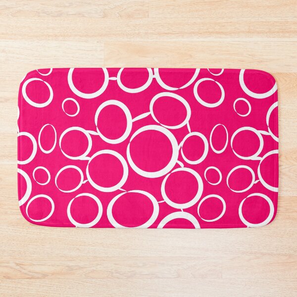 Item preview, Ruby plain background white bubble pattern designed and sold by Brontorino.